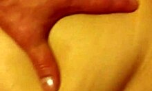 Amateur wife enjoying intense anal action