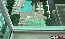 Amateur nerdy teen boldly tries anal sex with cara swank in public