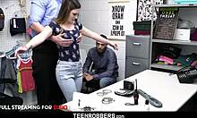 voyeur boyfriend watch how his gf get fucked by perv guard - teen 18+robbers com?