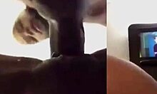 Small Ebony Petite 18+ Rides Big Black Cock Hard In Homemade Fuck