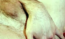 i toy and finger my hairy hole with toys up close