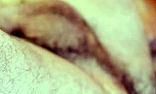 i toy and finger my hairy hole with toys up close