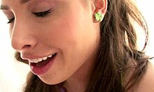 Tight teen's asshole stretched by monster cock