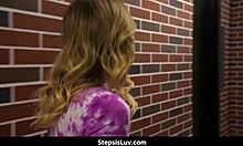 Stepsiblings Kyler Quinn and Nicky Rebel share the bed together