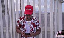 groupie slut surrenders her pussy to the favorite rapper