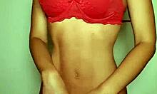 briana banderas trying lingerie and posing with her big ass and tits 😘