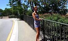 flexible brunette darling contorts her throat on traveler's meat pole