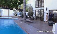 I gag on big black cock in my slutty bikini