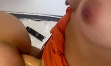 Milf Loves Pegging Husband In Dirty Amateur Femdom Scene With Big Tits