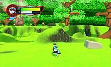 Endless Cumshot! Hot Footjob on Beach in Gay Hentai Game