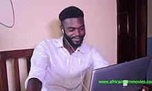 a businessman fantasizes about threesome fucking in the office with teen and black monster cock