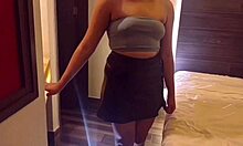 morita, 18, gets fingered and fucked by her stepfather in bedroom