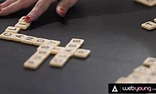 gorgeous violet starr eats and masturbates her redhead roommate during board game session