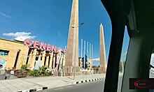 Italian Couple Bangs Hard Outdoors