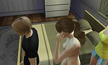 cheating leads to intense threesome with girlfriend and friend