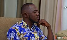 Swingers Wife Bent Over, Licked in Missionary, Riding with Big Natural Tits in Fishnets