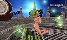 Animated 3D Cartoon Of Indian Teen Girl Poses