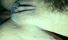 Close-up shot of cock pumping big ass with creampie inside