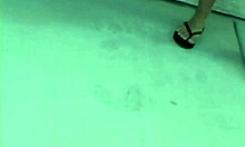 sweet brunette with perfect butt in bikini photoshoot