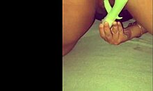 busty chocolate squirter getting fingered and fucked to orgasm - pov