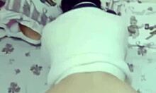 Sister twirls ass high for brother 😏