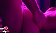 Bubble Booty Girl's Sensual Doggystyle Spanking Leads To Intense Orgasm Closeup