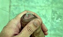 Well-Endowed Novinho Intensely Masturbates In Shower Until He Cums Hard.