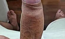 Cute brazilian twink full of milk in solo act with neighbors