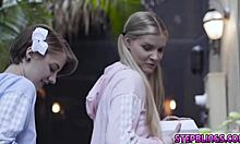 horny stepsisters take turns licking and fingering each others sweet pussies with toys 😏