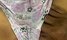 Wow, hottest pussy rubbing leads to epic cumshot on stepsister! 😍