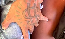 Little Black 19-Year-Old Moans Loudly During Intense Fucking on Dick