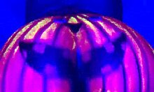 amateur gay couple twerks big ass in pumpkin costume for fun