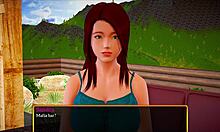 my new family plays a homemade game with big tits and ass