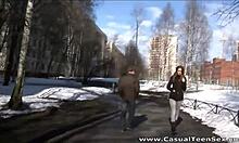 i don't need to know angelic anya's name to fuck her doggystyle, ripping clothes and cumming on shaved pussy!