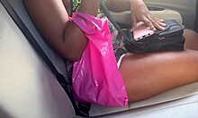 Little Black 19-Year-Old Moans Loudly During Intense Fucking on Dick