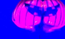 amateur gay couple twerks big ass in pumpkin costume for fun