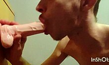 gay twink joe nuts blows new dildo 😏