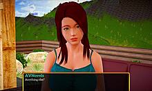 my new family plays a homemade game with big tits and ass