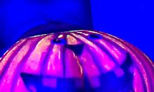 amateur gay couple twerks big ass in pumpkin costume for fun