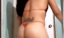 i'm watching my peruvian milf prima perrear in red hilo