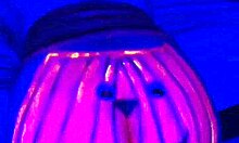 amateur gay couple twerks big ass in pumpkin costume for fun