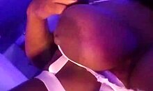 I tease daddy with my big boobs and dildo.