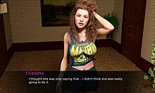 Nursing back to pleasure in 3d cartoon game