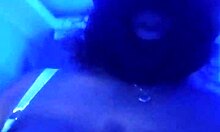 I tease daddy with my big boobs and dildo.