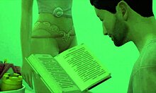 Uncle Plays With Niece Using Toys