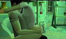 Uncle Plays With Niece Using Toys