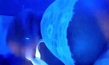 I tease daddy with my big boobs and dildo.