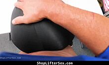 teen 18+ feels thrill letting mall guard indulge his fantasies for freedom