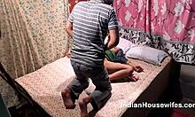 Sexy cute Indian bhabhi in homemade deepthroat action! 😍