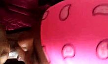 big girl sucks my dick in amateur blowjob with her fat body and monster cock